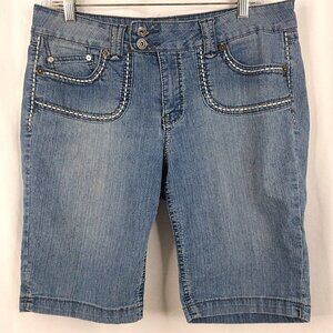 Royalty by YMI Jean Shorts Women's Size 12 Thick Stitch